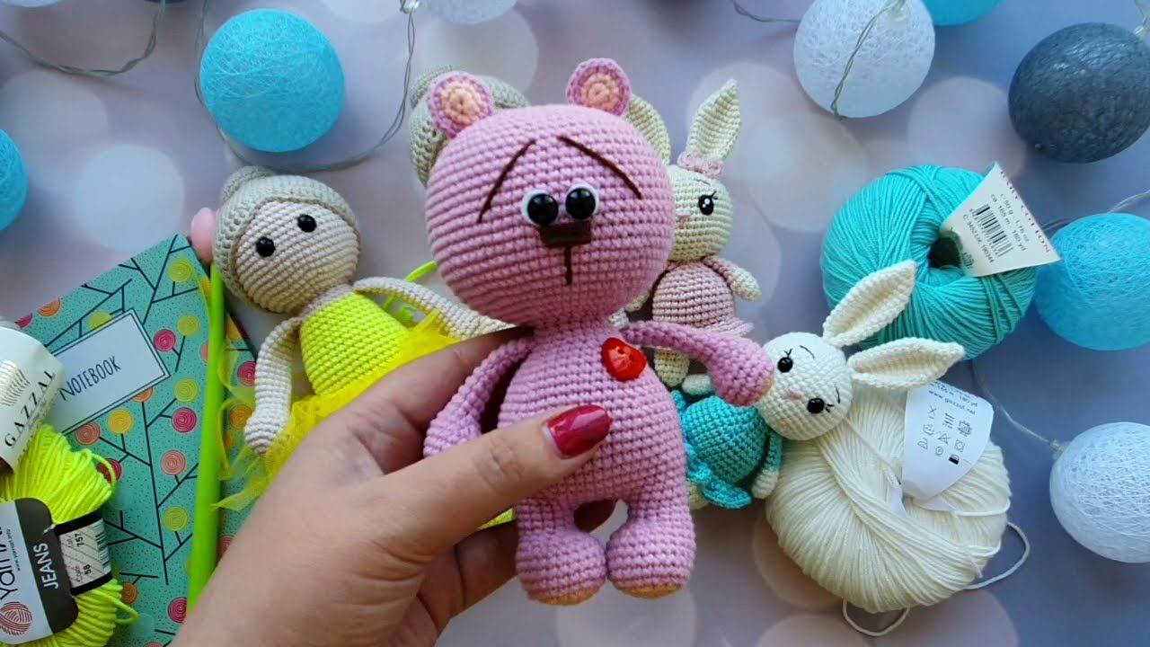 #101амигуруми_2 ОТЧЁТ. 5 игрушек