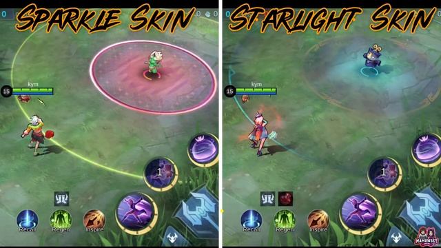 MELISSA SPARKLE SKIN VS STARLIGHT SKIN