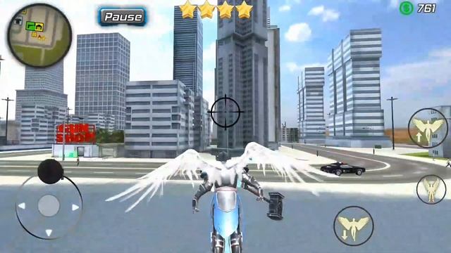 Crime Angel Superhero - Vegas Air Strike #8 New Update - New Missions | Android GamePlay HD