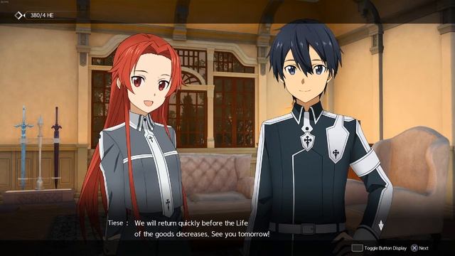 Sword Art Online: Alicization Lycoris English Playthrough Part 4 [PC]