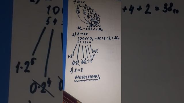 Перевод чисел из одной системы счисления в другую