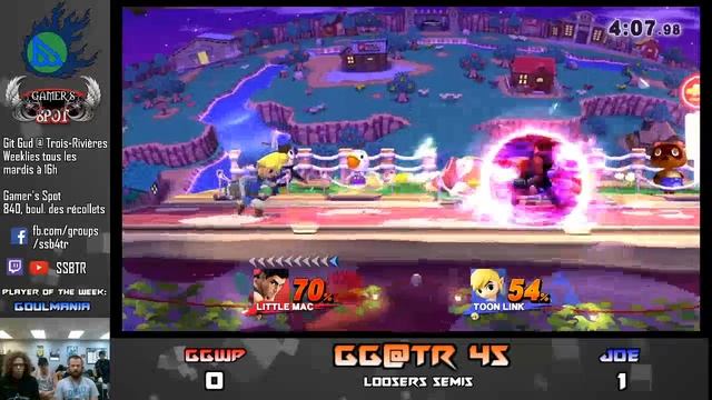 GG@TR 45 - GGWP [Little Mac] vs Joe [Toon Link]