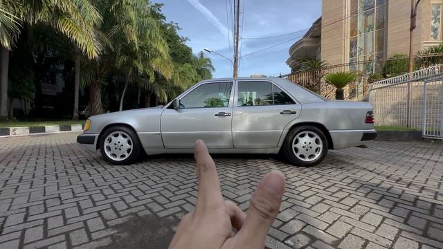 MOBIL LANGKA GAK SAMPAI 10 UNIT DI INDO  ARTIC WHITE W124 320E AT SPORTLINE 1993 dijualsajah