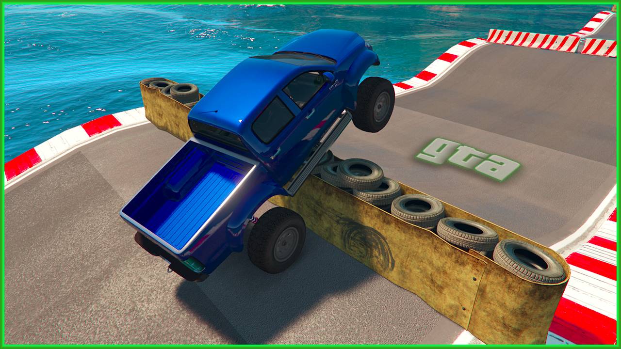 Скилл тест на внедорожнике экстремальное испытание в GTA 5