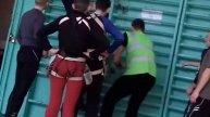 Натягування етапу "навісна переправа"