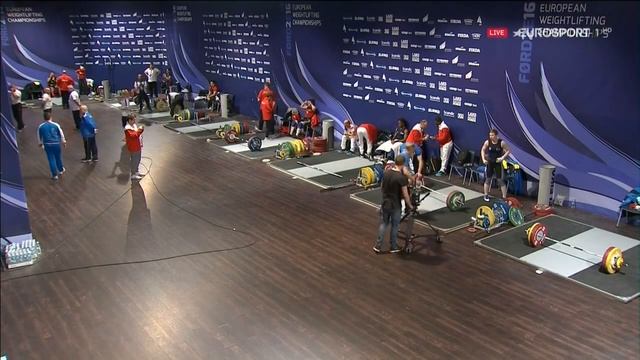 Чемпионат Европы 2016. Женщины в.к.  до 75 кг.
