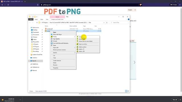 How To Convert PDF To PNG For FREE - Best PDF To PNG Converter (2021)