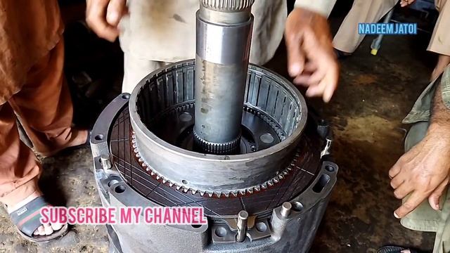 Rebuilding cat® Wheel Loader 966F Transmission full Video || Pakistani mechanic skills