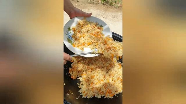 Самый ароматный и вкусный плов на костре