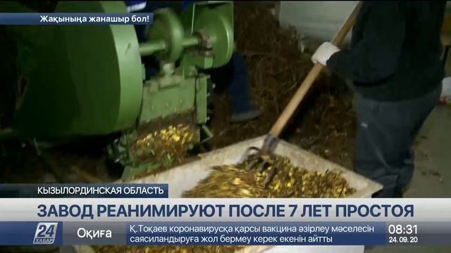 Завод в Приаралье реанимируют после 7 лет простоя