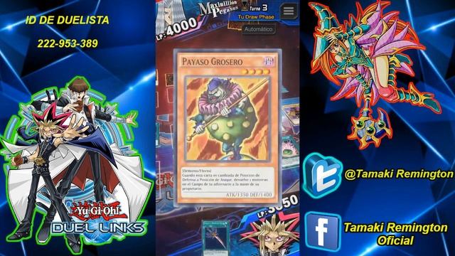 Yu-gi-oh Duel Links En español Evento Maximillion Pegasus Nivel 40