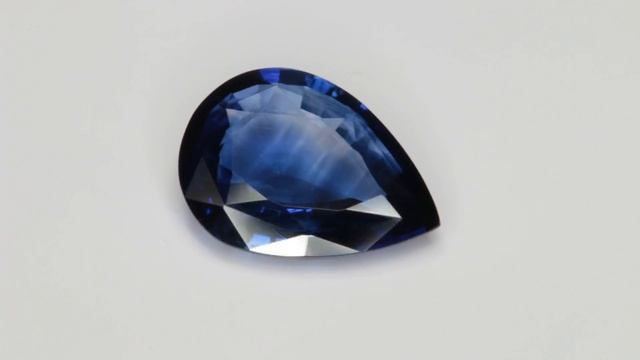 2.440 Carat Blue Sapphire Pear 10.95 x 7.96 mm Heated Loose Stone