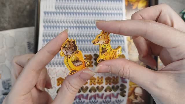 Защитники Диких Земель 🦊 наклейки для настольной игры