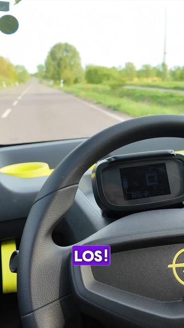 Beschleunigung von 0 auf 45 km/h im Opel Rocks-e