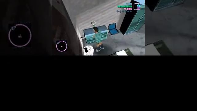 GTA VC N3DS testing the hotel glitch