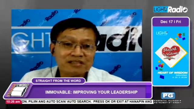 STRAIGHT FROM THE WORD | Immovable: Improving Your Leadership | December 17, 2021