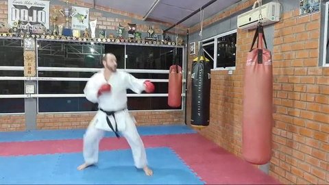 54 LIVE | Karate em Casa |  KUMITE HARDCORE - Treino HIIT - Alta intensidade