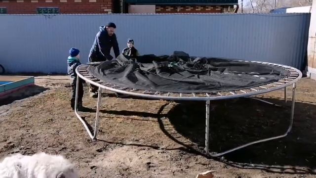 собираем батут
