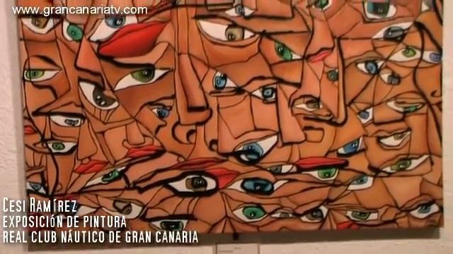 Cesi Ramírez - Exposición de Pintura - Real Club Náutico de Gran Canaria.