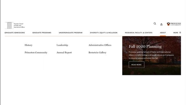 Enabling Change-Makers: Redesigning Princeton's School of Public and International AffIars Website