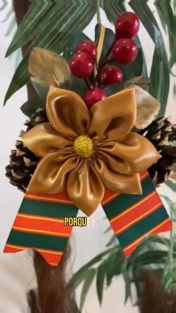 FEITO COM PINHA? 😱⚠️Decoração de Natal 🎄 #shorts #natal2023 #decoraçãodenatal