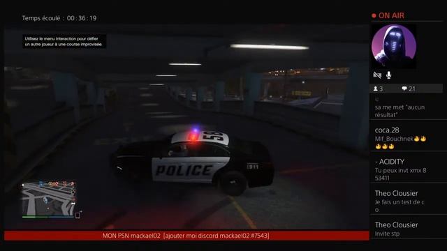 [Live]FR PS4 RP GTA5 sérieux sans  (discord) Mature, venez nombreux