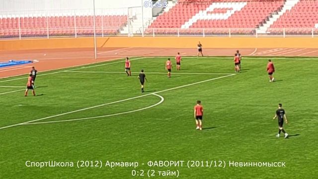 Футбол. СШ (2012) Армавир - ФАВОРИТ (2011/12) Невинномыск
