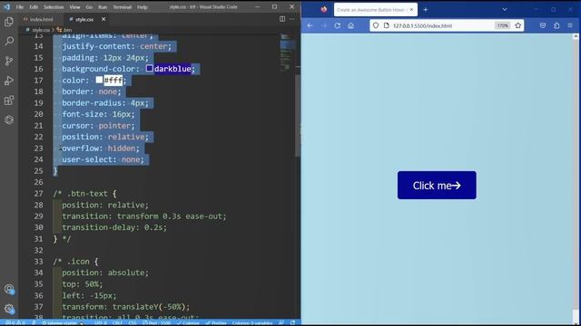 Create an Awesome Button Hover Effect with CSS Animation