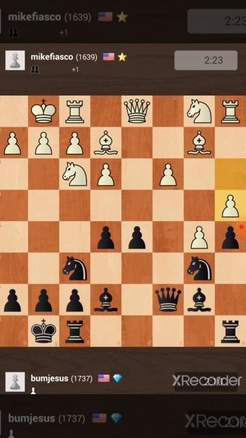 Queens Gambit Accepted reverse color #chess.com #blitzchess #chess #chessattack #checkmate