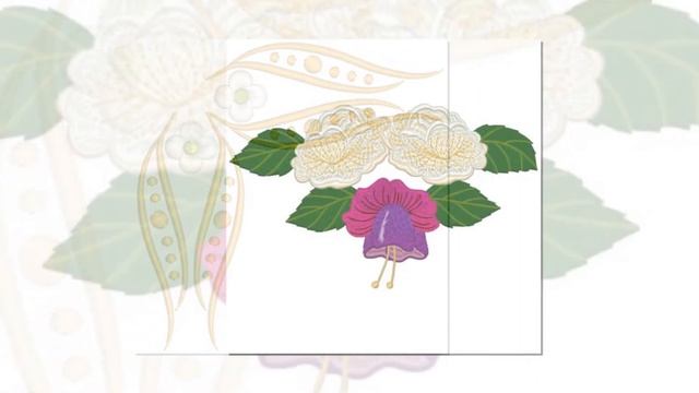 Introducing Machine Embroidery Renaissance Fuchsias 1 and 2