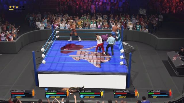 Rey Mysterio vs. Eddie Guerrero vs. Flyin Brian vs. 2 Cold Scorpio vs. Tony D'Angelo - Elimination