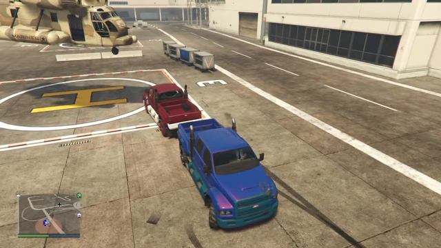 Gta Dropping Guardian Truck with Passenger in Trunk