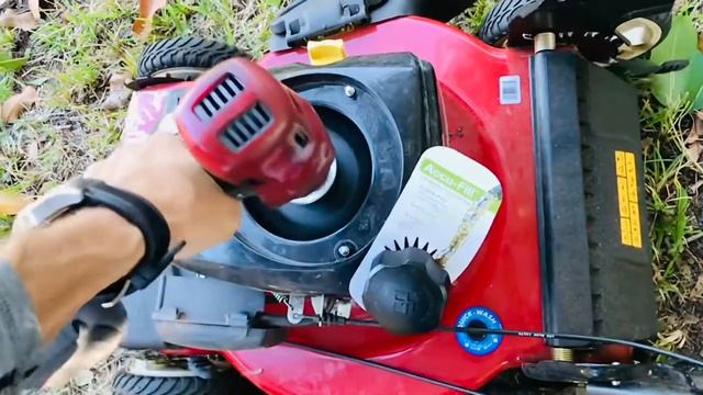Start Lawnmower with W7150 IR impact and Liqui Moly Jectron