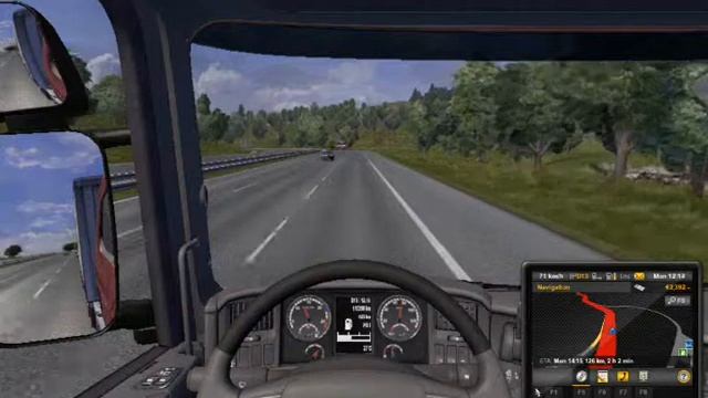 ETS2 Taking a Load From Berlin - Rostock Using Scania R500 V8