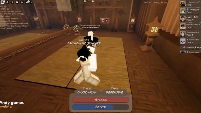 EZ Win in roblox karate #shorts