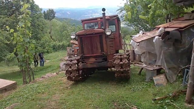DT 75 tractor and T28