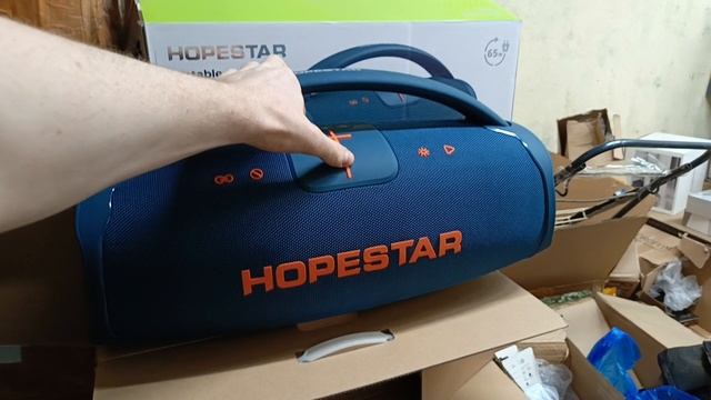 КОЛОНКА HOPESTAR A 65 синего цвета 🔥 Видеоотчет г. Каме
