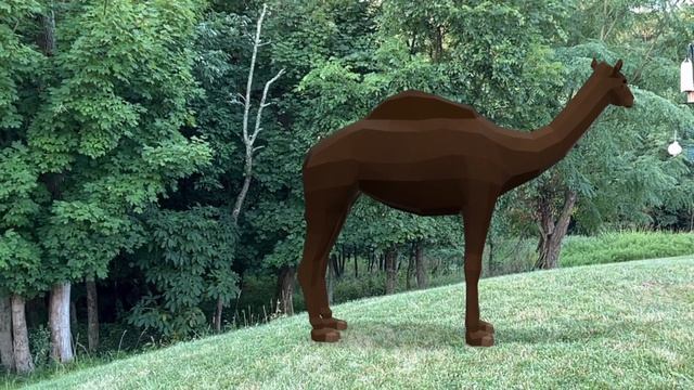 Facts about the Western Camel in augmented reality @thelabreatarpits