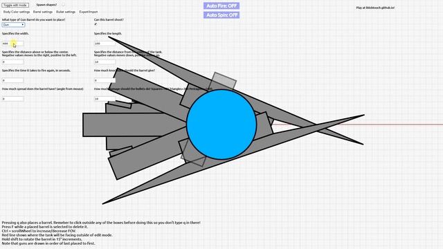 Diep.io tank builder [MASTER TANK]  Speed build