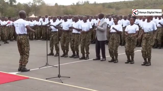 SEE WHAT HAPPENED AS PRESIDENT RUTO JOINS NYS RECRUITS IN DANCING DURING THEIR PASS OUT PARADE!!