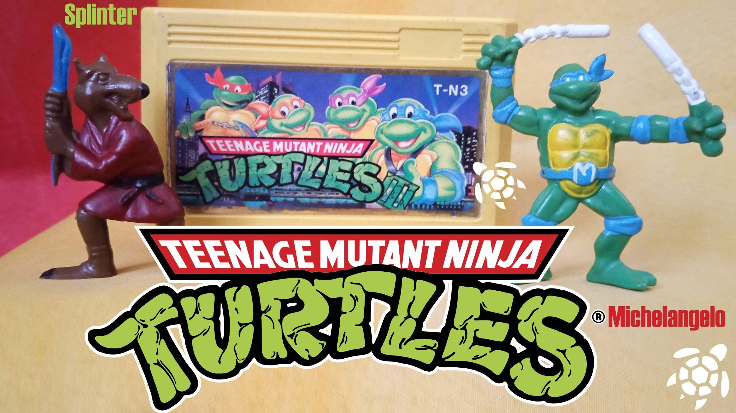 Toys Splinter And Michelangelo . Teenage Mutant Ninja Turtles (1996)