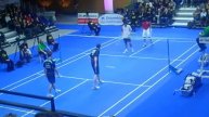 Masters badminton - Lo Ying Ping/Careme vs Kindervater/Hopp