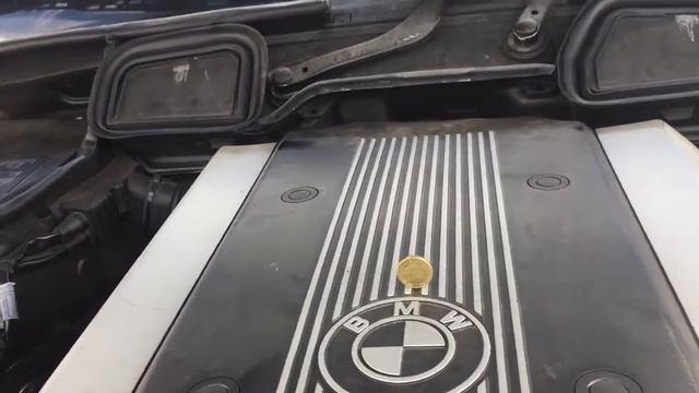 BMW E38 740i COIN TEST