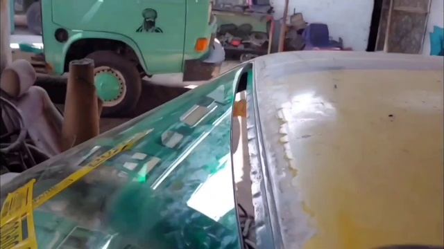 |PART 2| LANCIA BETA COUPÉ Rust removal , glass modification & Car pré-paint