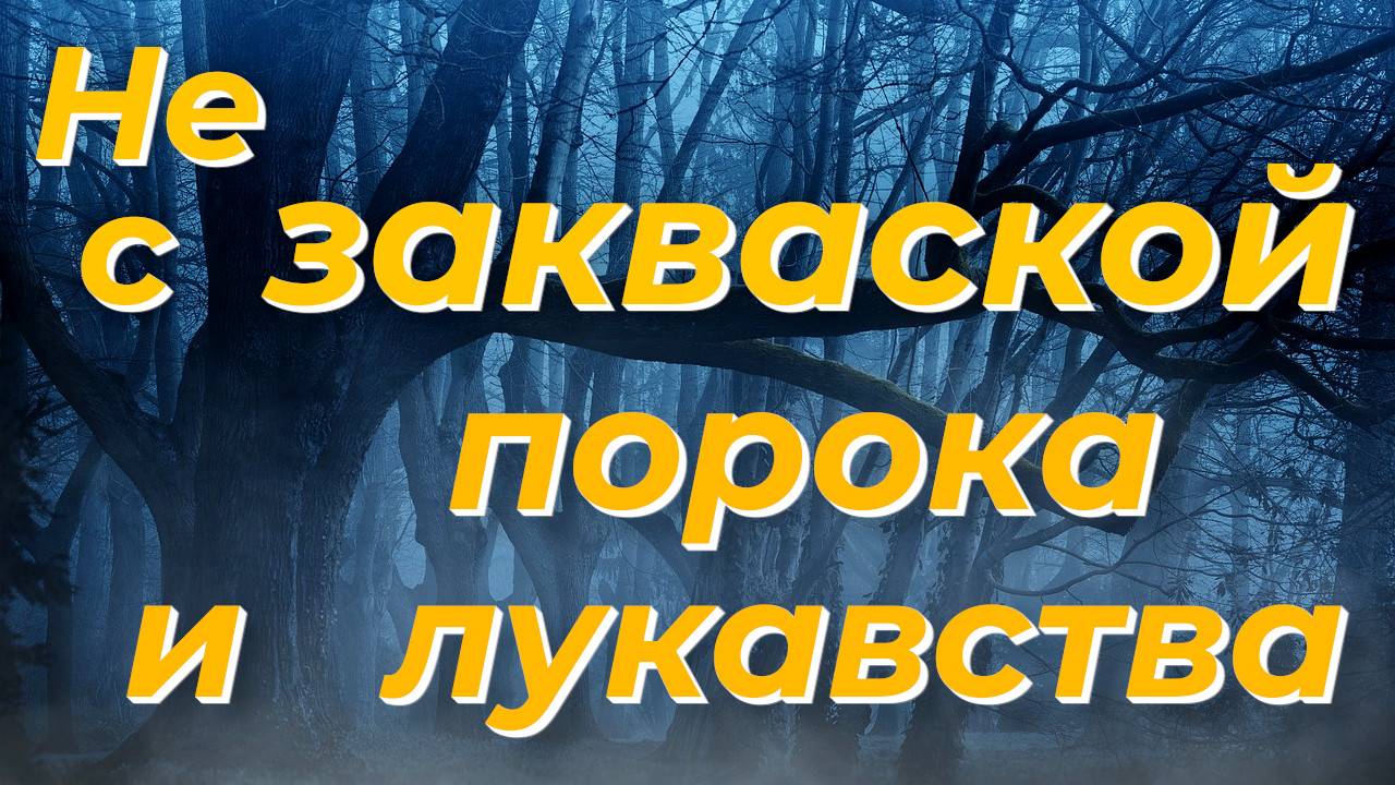 Не с закваской порока и лукавства - Василий Савич. Христианские проповеди