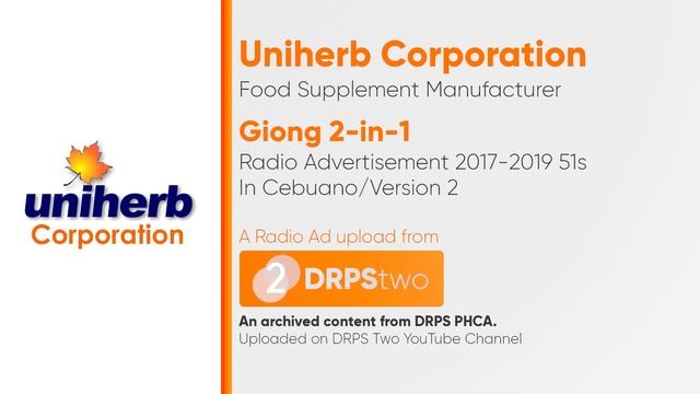 Giong 2-in-1 Radio Ad 2019 51s (in Cebuano/Version 2)
