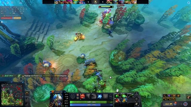 Поднимаем рейтинг в Dota 2 на канале Talis - 1(Начало игры)