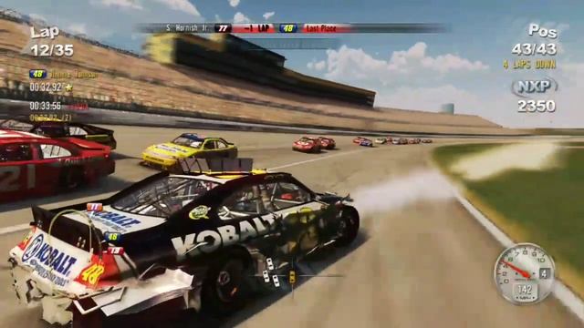NASCAR The Game 2011 Crashes #3