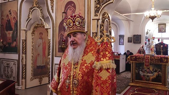 Проповедь по литургии в Чердынском Воскресенском женском монастыре 22 апреля 2025 г.