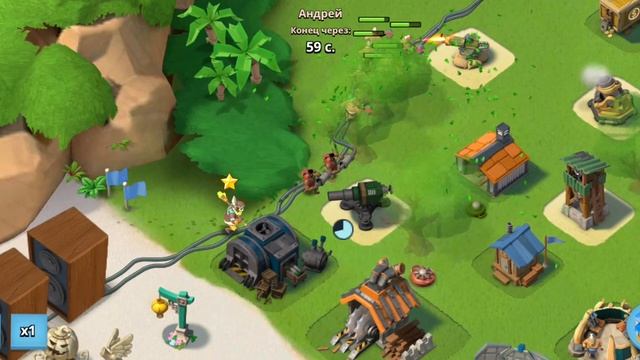 Boom Beach 4 часть обстрел и войны